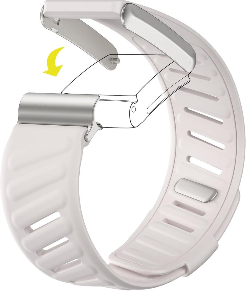 Dado سوار سيليكون مريح وقوي متوافق مع سوار WHOOP 4.0، حزام حلقة رياضية ناعمة للرجال والنساء، مع موصل على شكل U - Image 2